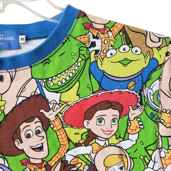 Disney Tokyo Resort Toy Story Buzz Lightyear Woody Graphic T Shirt Japan - Picture 7 of 11